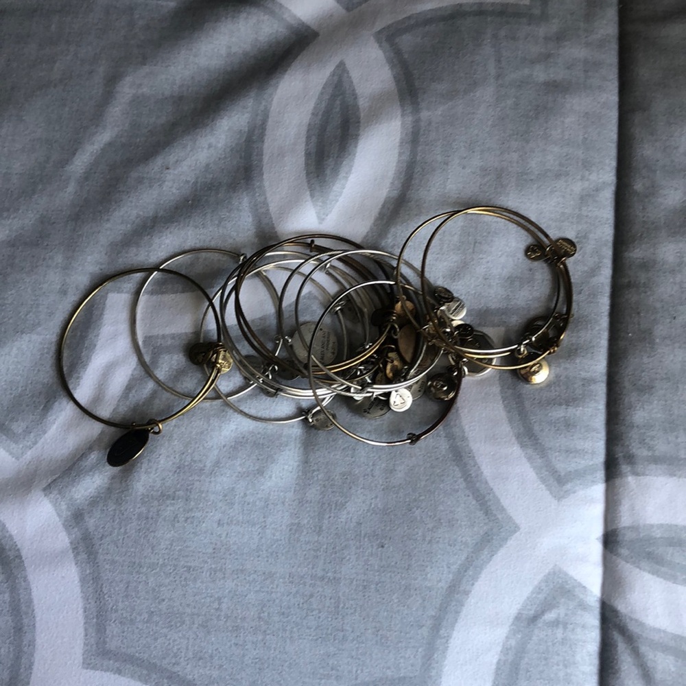 14 Alex and Ani bracelets